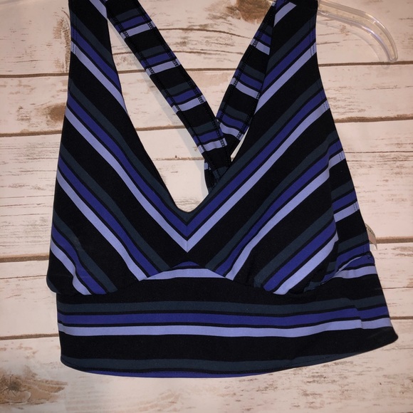 NWOT Small Free People Movement Sports Bra Striped - Picture 4 of 6
